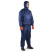 Protective reusable set (jacket+trousers) of high density with antistatic properties JPC106b, density 105 g/m2, blue, size L, - 1 pc.