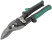 Optima metal scissors, reinforced, rubberized handles, right 250 mm