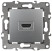 Розетка ЭРА Серия 12 12-3114-03 HDMI IP20 алюминий