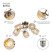 Chandelier Rivoli Carmela 9080-305 5 * E27 40W modern