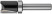 Фреза кромочная прямая с верхним подшипником, DxHxL = 16 х 20 х 60 мм