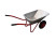 Industrialist 2-wheeled construction wheelbarrow, 110 liters, (pneumatic wheel)