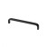 Handle meb. bracket alum. STRIPS 160/167 matte black, AKS
