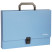 Briefcase folder 1 Berlingo "Standard" compartment, A4, 325*230*35 mm, 1000 microns, blue