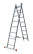 Лестница алюминиевая 2-секционная универсальная 18 ступ. (2х18) Мастер