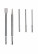 Набор зубил SDS plus-5X, 5 шт. 5pcs SDS plus-5X and chisel set: 6/8/10x100x160, pointed/flat chisel 250mm