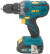 Acc power drill. 20 V; 0-400/1400 rpm; 40 Nm; 2 (Li-Ion) 2.0 Ah; 1.25 h.; Res. tilt; case