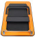 Four-wheeled platform trolley RAD TPU 300