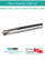 Концевая фреза корпусная 26 мм, 4 зуба, L 250 мм / BMR D26 W25 L250 Z04 LNMU 0303 TNG (с СОЖ)