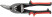 Optima metal scissors, reinforced, rubberized handles, left 250 mm