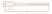 Scraper blade 150x765 mm wooden handle intrinsically safe AlCu 212-1008, HORTZ