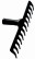 ZINLER rake straight 12 teeth with a wooden handle 1200 mm GRP12CH11