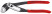 KNIPEX ALLIGATOR® клещи переставные, 42 мм (1 1/2"), под ключ 36 мм, L-180 мм, серые, 1-к ручки