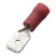 Plug flat insulated 0,25-1,5/4 ,8x0.8 (pack.10 pcs)