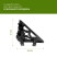 Internal connecting corners for reinforced borders Geoplastboard Black