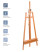 Floor easel Lyre with inclined rod Gamma "Studio", 65,5*85*164(225) see, beech