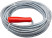 Plumbing cable for cleaning pipes 10 m x 9.0 mm