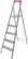 Steel ladder, 5 steps, weight 6.65 kg