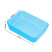 Лоток для канцелярских принадлежностей СТАММ, 13*17,8*4,4см, полипропилен, тонированный голубой