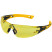 Safety glasses, open, polycarbonate, yellow lens, 2x comp.Denzel shackles