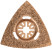 Насадка шлифовальная карбидная треугольная 80 мм