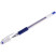 Ручка гелевая Crown "Hi-Jell Grip" синяя, 0,5мм, грип, дизайн