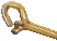 IB Long valve key (aluminum/bronze), 350 mm