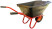 Industrialist 1-wheel anti-shock wheelbarrow, 130 liters (air wheel)