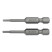 2 x Bits for screws with 6-sided HEX5 50 mm 1/4
