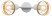 Rivoli Anselma 7034-702 spot wall and ceiling lamp 2 x E14 40 W rotary