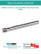 Body end mill 16 mm, 4 teeth, L 160 mm / EM90 D16 W12 L160 Z04 XPET 0602 PLBT (without COOLANT)