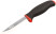 Construction knife, stainless steel.steel, rubberized handle