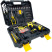 Tool Kit 195 items with screwdriver Replaceable battery, 12V, 30 Nm, 2 BATTERIES GOODKING