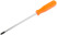 Отвертка "Эконом", CrV сталь, пластиковая оранжевая ручка 6х150 мм РН2