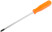 Screwdriver "Economy", CrV steel, plastic orange handle 6x150 mm PH2