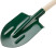 Bayonet shovel with stiffeners, with wooden handle 190x350x1420 mm