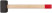 Forged sledgehammer assembly, wooden handle 6 kg