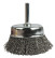 Кордщетка для дрели чашеобразная мягкая ПРАКТИКА 75 мм, хвост 6 мм (032-584)