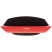 Настольная подставка Berlingo "Supertwist", пластиковая, вращающаяся, черный/красный