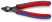 Electronic Super Knips® бокорезы прециз., для стекловолокна, без фаски, рез: провол. мягк. Ø 0.2 - 1.6 мм, ср. Ø 1.2 мм, L-125 мм, чёрн.
