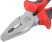 Trend combination pliers, two-tone rubberized handles, 180 mm chrome-nickel coating