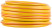 Three-layer reinforced irrigation hose, yellow 1/2" x 1.9 mm x 25 m