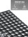 Dirt-resistant door mat with through holes 1000x1500x16 mm Black