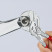 Клещи переставные - гаечный ключ, 40 мм (1 1/2"), L-180 мм, хром, 1-к ручки