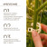 Garden clip for garter plants, set of 100 pcs., color transparent