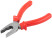 Light combination pliers, plastic handles, 160 mm polished steel