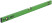 Уровень "Техно", 3 глазка, зеленый корпус, фрезерованная рабочая грань, шкала 800 мм