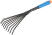 Fan rakes, blue plastic handle 415 mm