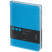 Undated diary, A5, 160 l., leatherette, Berlingo "Starlight", silver. cut, blue