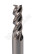 End milling cutter c/x tv.sp. f4 L=50 Z3 for aluminum